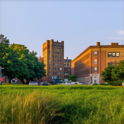 A lively image capturing Fort Wayne's neighborhoods and landmarks, illustrating community engagement in local SEO