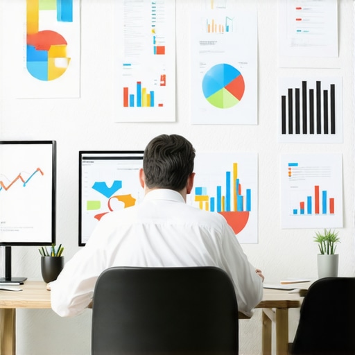 Expert analyzing local SEO strategies for Fort Wayne business using digital tools in office