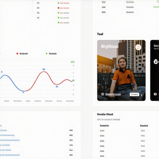 Screenshot of local SEO analytics dashboard displaying rankings and insights.