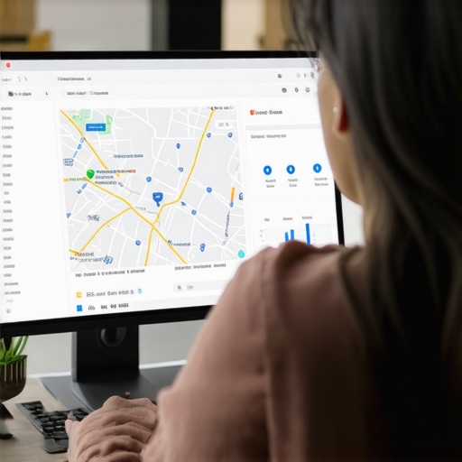 Person reviewing local SEO analytics on their computer linked to Fort Wayne Indiana search rankings.