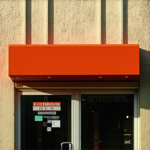 Image of a storefront in Fort Wayne, Indiana, showcasing business signage.