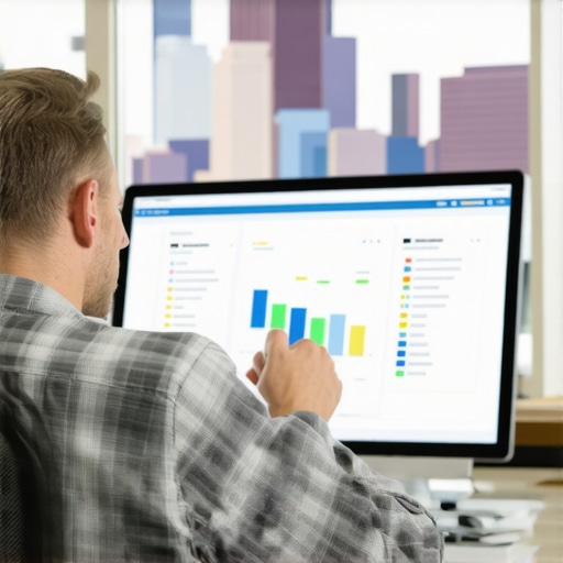 Local SEO Expert Analyzing Business Data in Fort Wayne SEO professional reviewing Fort Wayne local business profile metrics