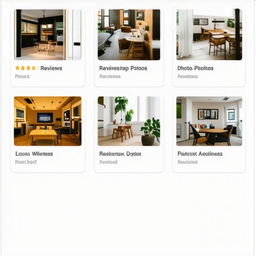 Screenshot of a well-optimized Google My Business profile showing reviews, photos, and business details