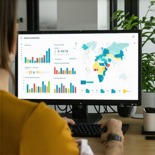 Optimizing Indiana Maps Rankings with Advanced Tools Business owner using SEO analytics dashboard for Fort Wayne local search