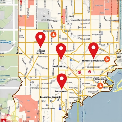 The specific local backlink strategy that finally nudged our Indiana map ranking